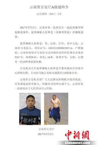 云南越狱犯张林苍事件最新进展与深度解析，事件进展与反思