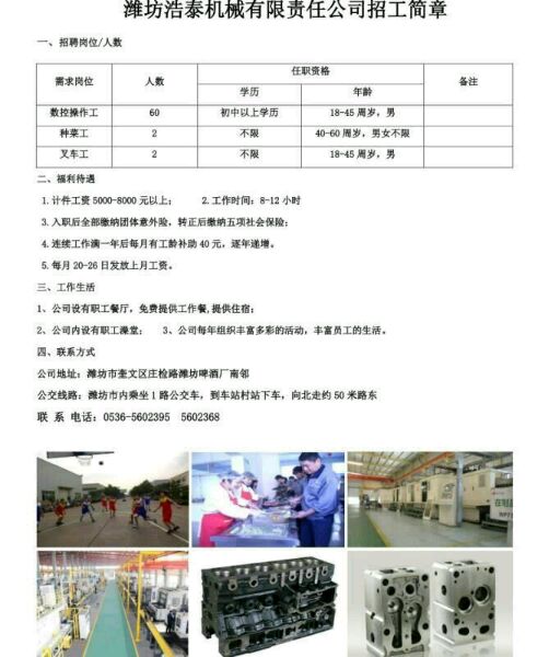 临邑工厂最新招聘资讯公告